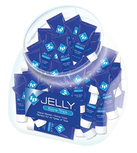 "ID Jelly Extra Thick Water-Based Lubricant - 12ml Tubes - 72 Pieces Jar ID-KRT-J0D"