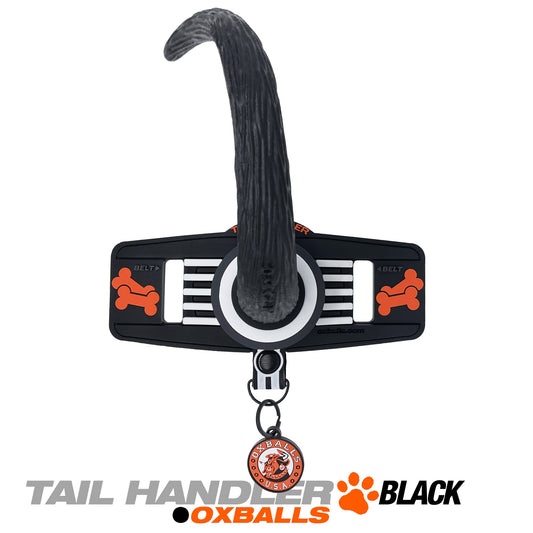 "Tail Handler - Belt Strap Show Tail - Black OX-3055-BLK"