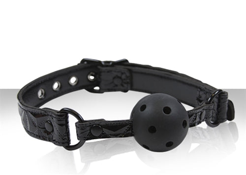 "Sinful Ball Gag - Black NSN1221-13"