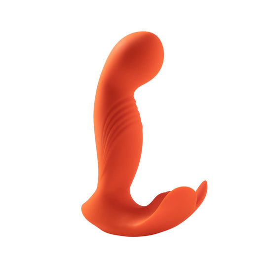 "Crave 3 - G-Spot and Clit Vibrator - Orange H-VS-07-885ORG"