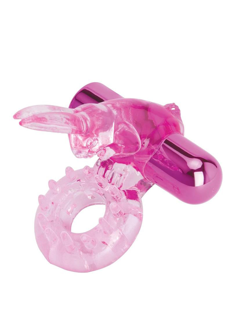 "Bodywand Rechargeable Rabbit Ring - Pink X-BW1500"