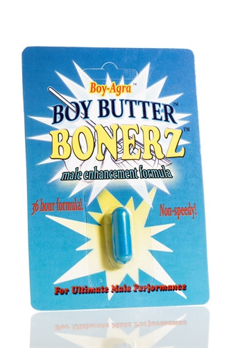 "Boy-Agra Boy Butter Bonerz - Male Enhancement Formula - 1 Blister Pack BNZ01"