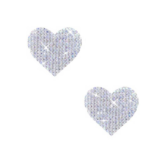 "Razzle Dazzle Crystal Jewel Sparkle I Heart U Body Stickers 6 Pk NN-RAZ-HRT-BS"