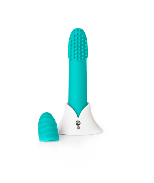 Nu Sensuelle Point Plus Bullet With Textured  Textured Sleeves - Tiffany Blue BT-W61TBL