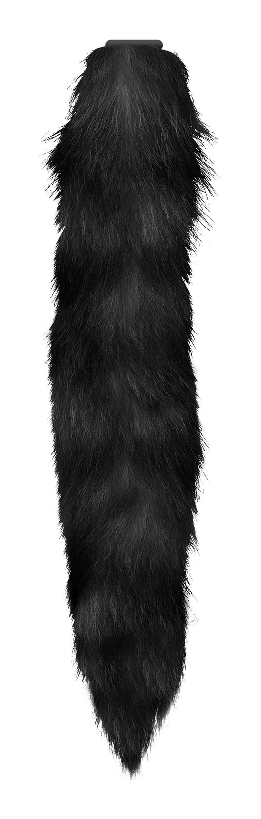 "Interchangeable Black Fox Tail TZ-AG840"