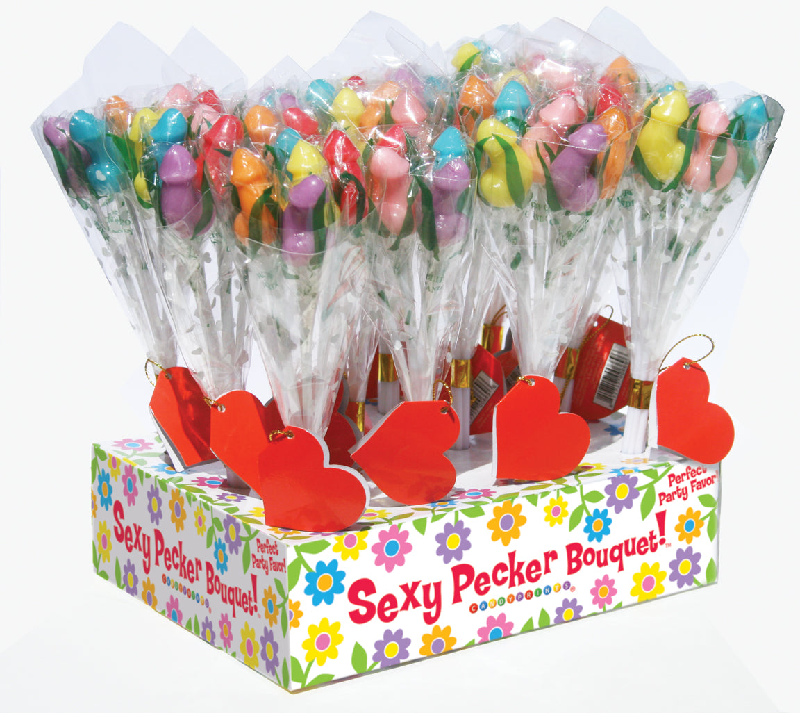 "Candy Penis Bouquet - 12 Piece Display CP-669"