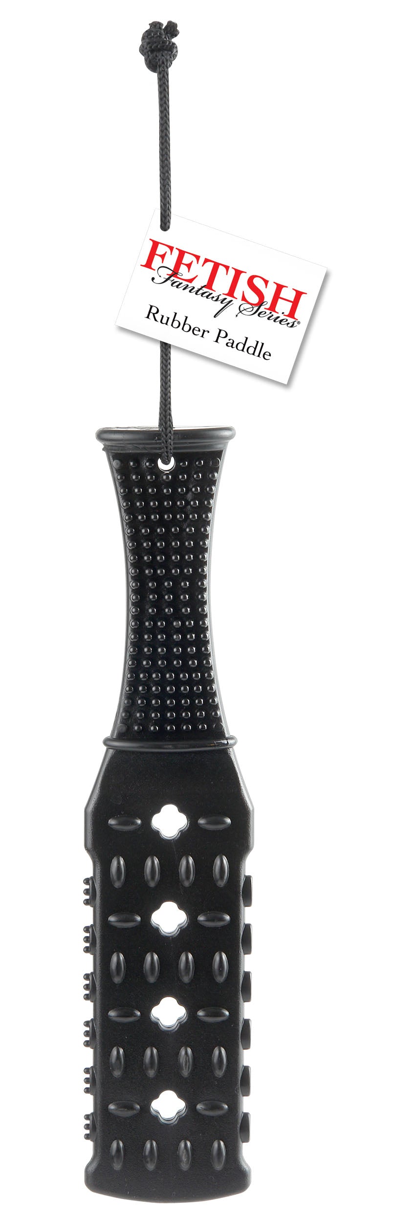 "Fetish Fantasy Series Rubber Paddle - Black PD3747-23"