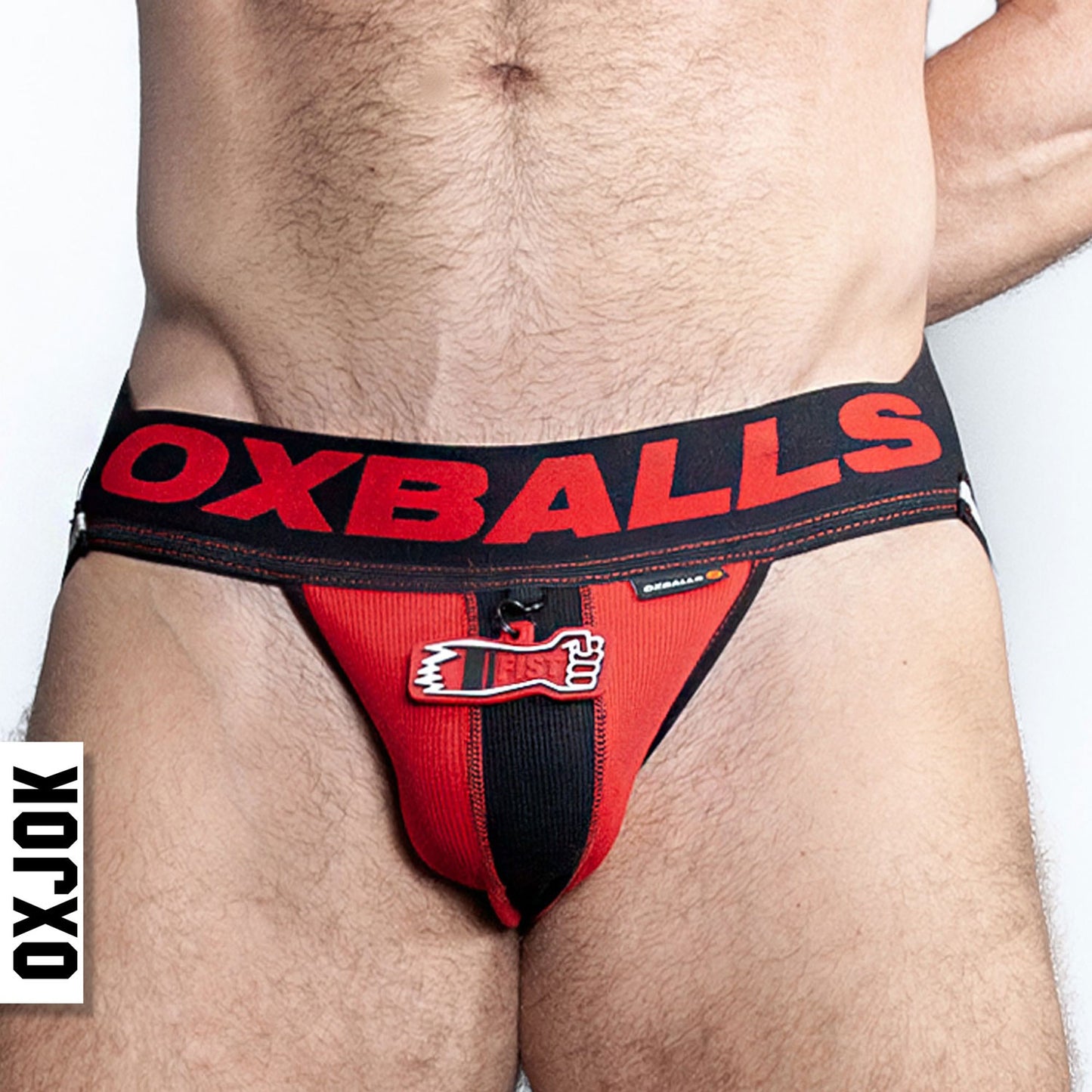 "Fisterjock 3d Fist Tagger Jock Black/red Small OXJOK1008-BLK/RED-S"