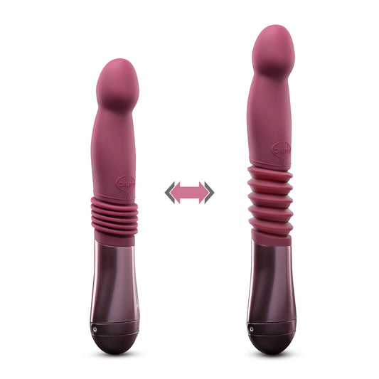 "Temptasia - Trixie - Thrusting Dildo - Wine BL-29978"