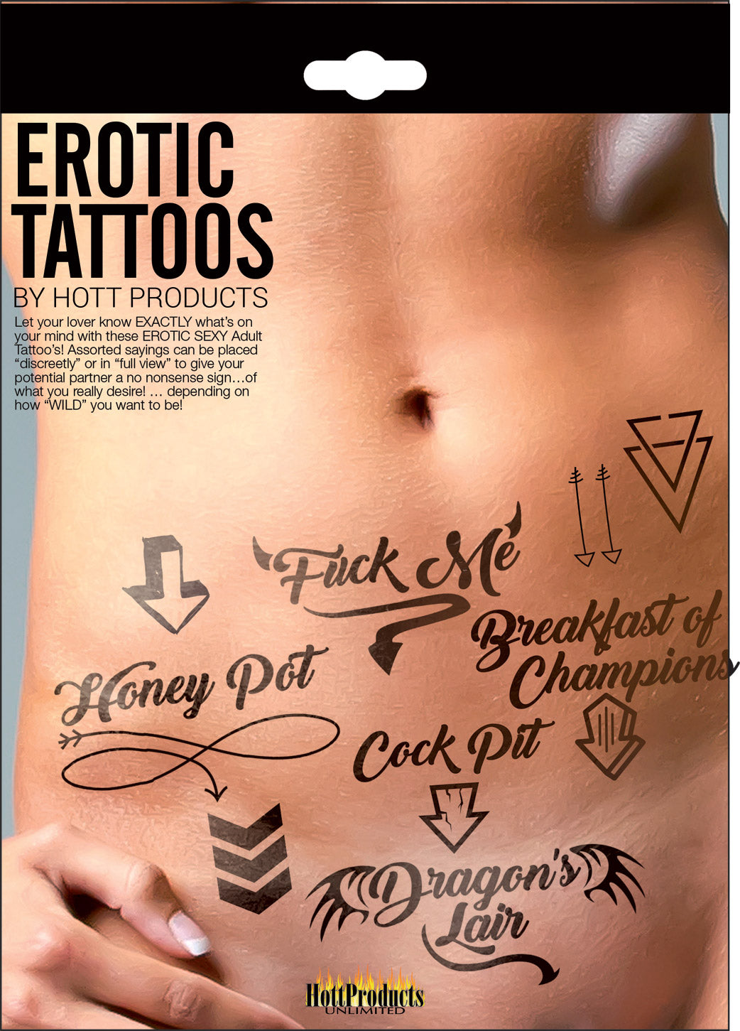 "Erotic Tattoo's - Assorted Pack HTP3206"