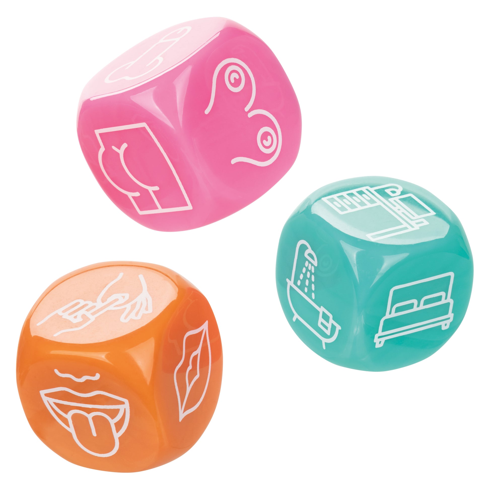 "Naughty Bits Roll With It Icon - Based Sex Dice Game SE4410772"