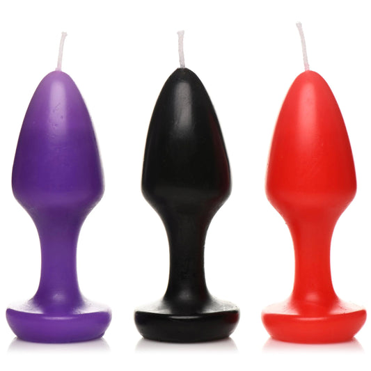 Kink Inferno Drip Candles - Black, Purple, Red MS-AH131