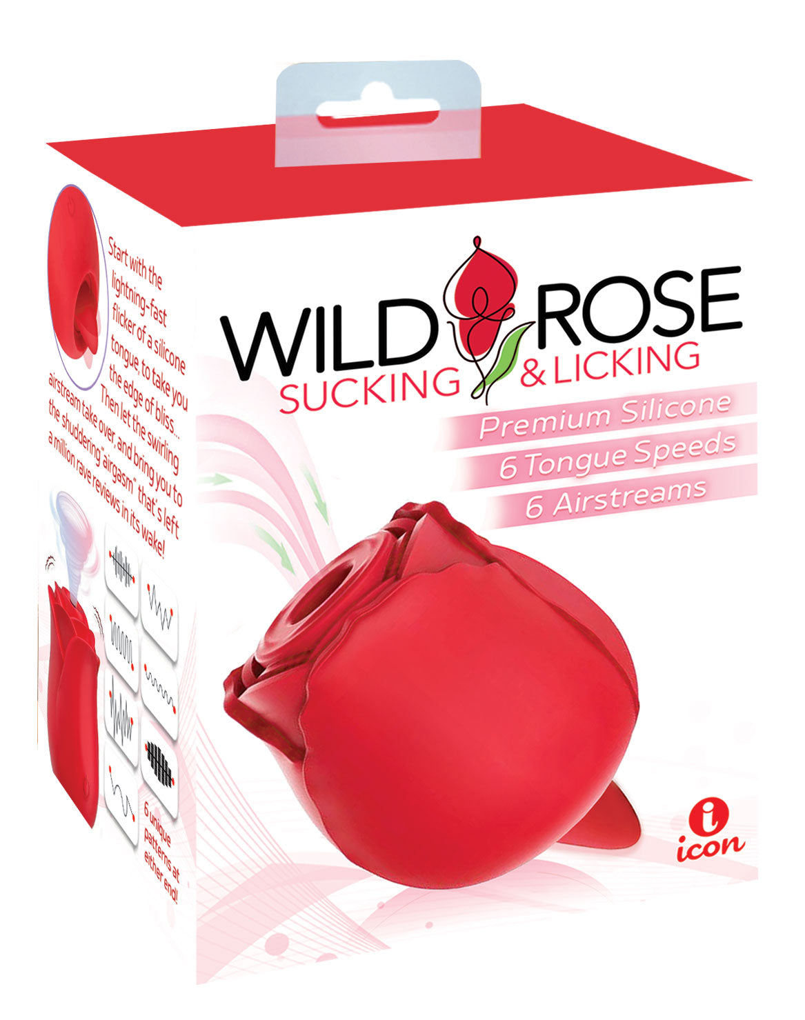 "Wild Rose Sucking and Licking - Red IC1701"