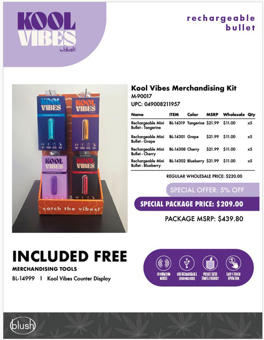 "Kool Vibes Merchandising Kit M-90017"