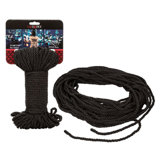 "Scandal BDSM Rope 98.5 Ft/ 30m - Black SE2711982"