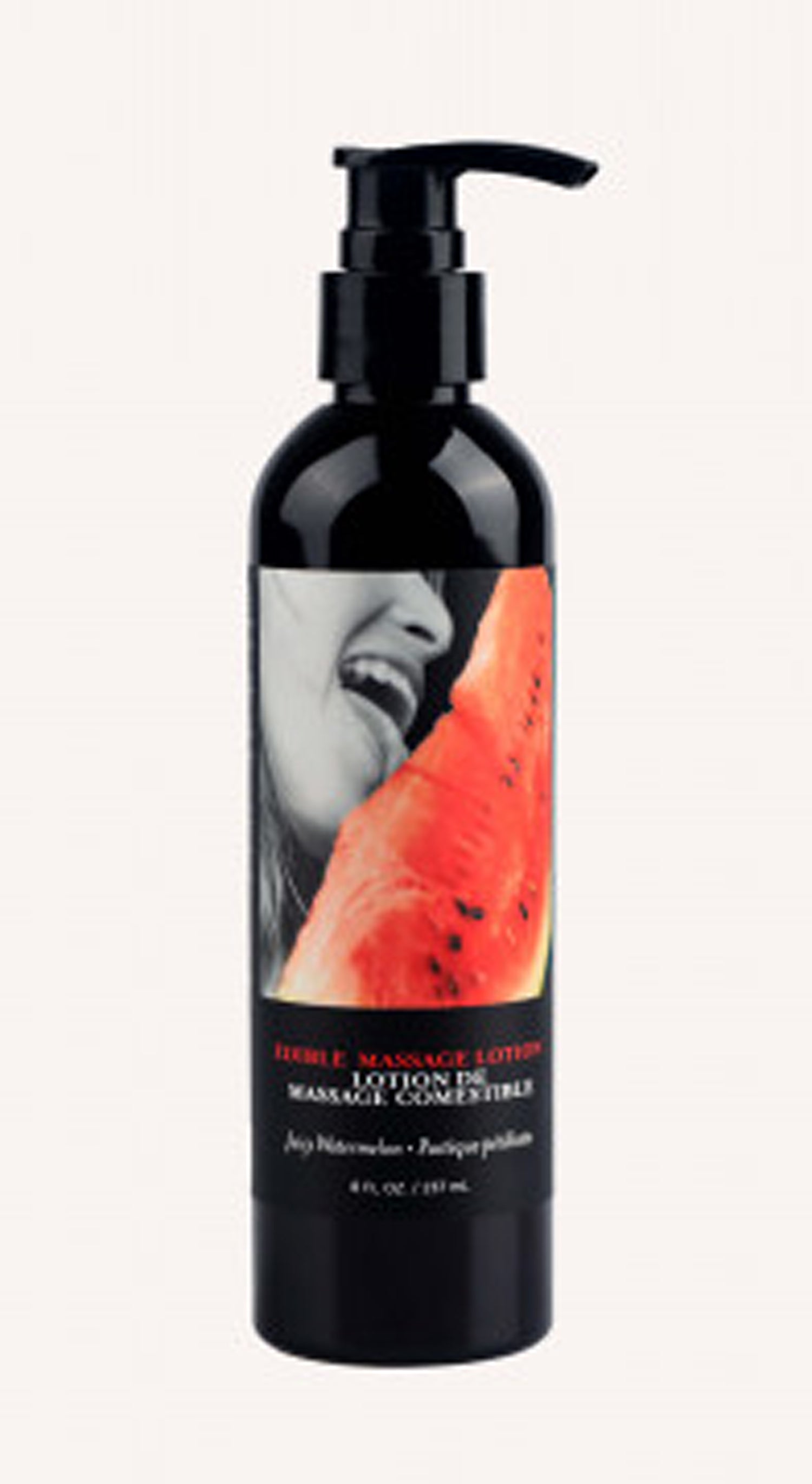 "Edible Massage Lotion - Watermelon - 8 Fl. Oz. -  Tester - Minimum Purchase Required EB-MLE004-T"