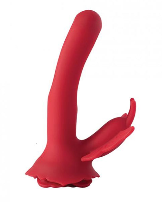 "Layla - Butterfly Clit and G-Spot Vibrator - Red H-JT-32-028RE"