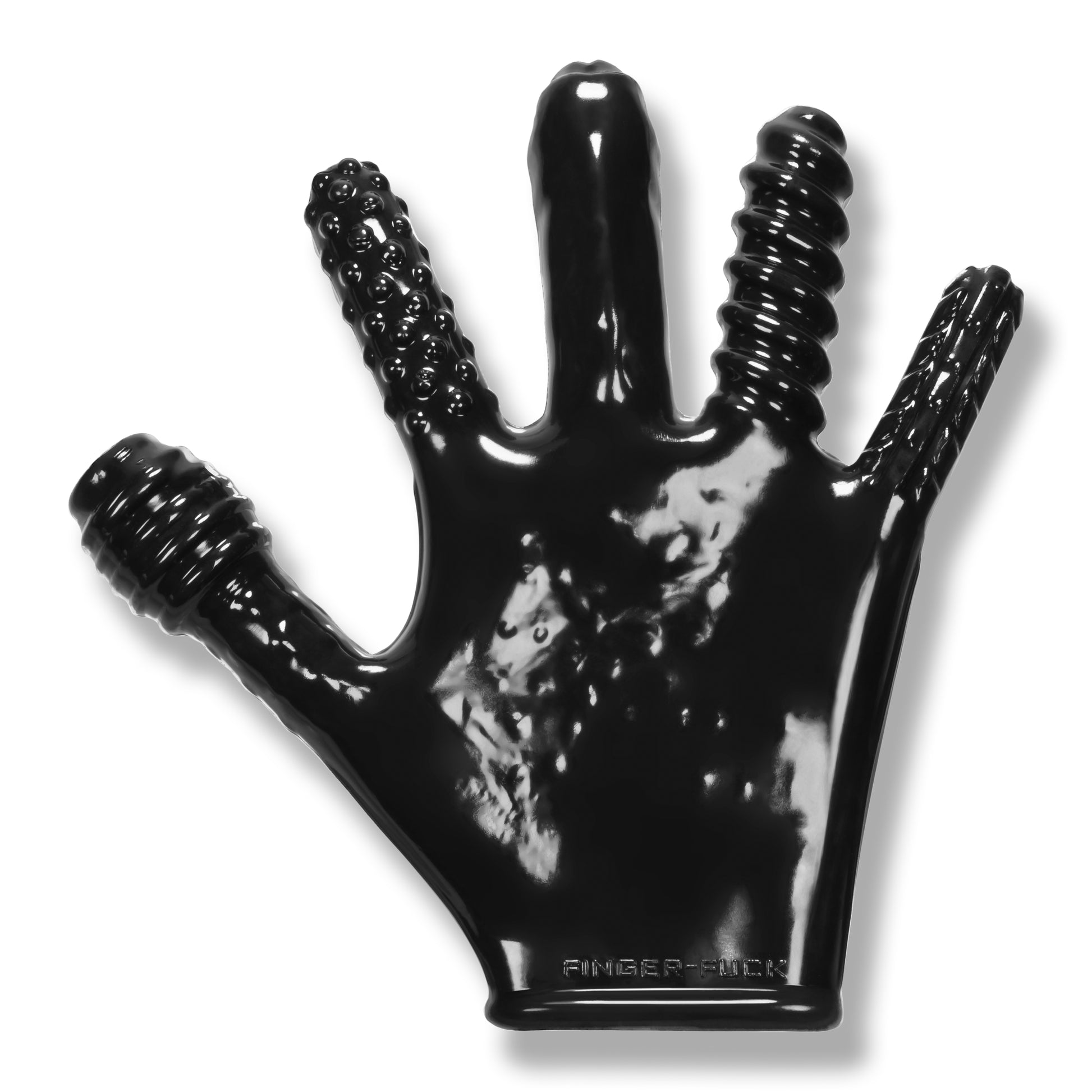 "Finger- Fuck Reversible Jo & Penetration Toy - Black OX-1501-BLK"