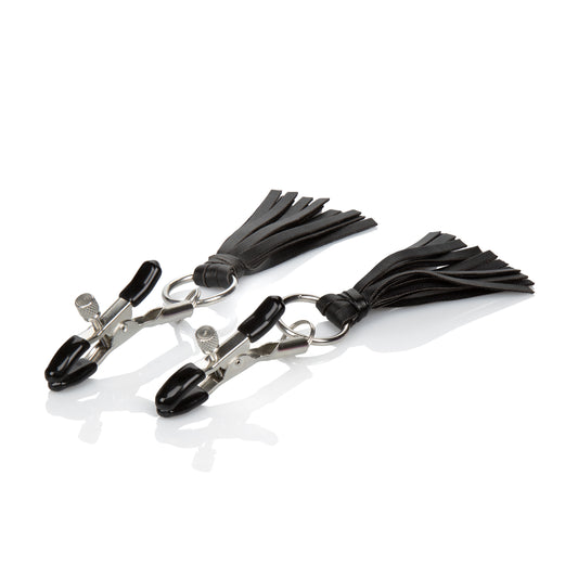 "Nipple Play Playful Tassels Nipple Clamps - Black SE2614052"