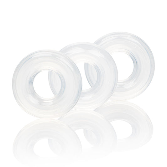 "Set of 3 Silicone Stacker Rings SE1434802"