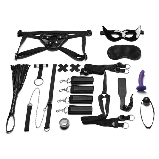 "Everything You Need BDSM in-a-Box 12pc Bedspreaders Set EL-LF2003"