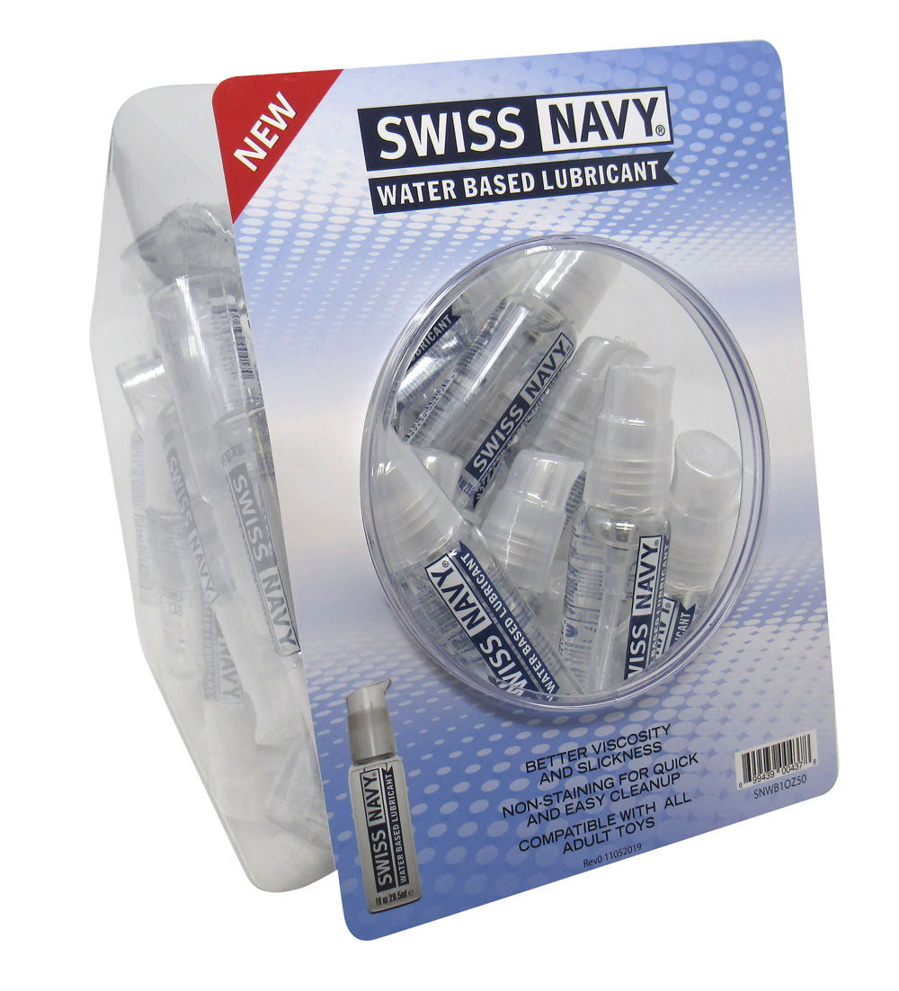 "Swiss Navy Water-Based 1oz 50ct Fishbowl MD-SNWB1OZ50"