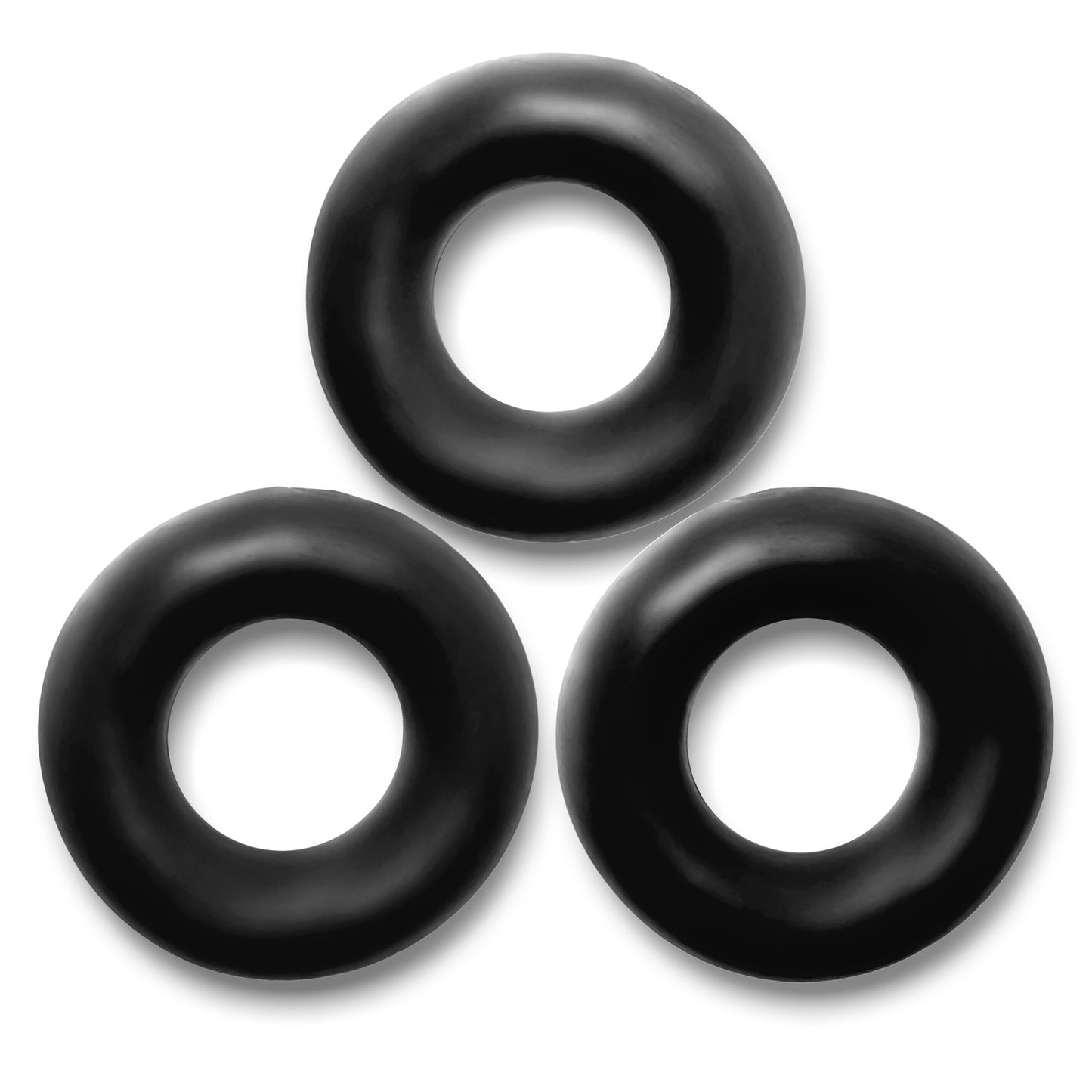 "Fat Willy 3-Pack Jumbo C-Rings - Black OX-3065-BLK"