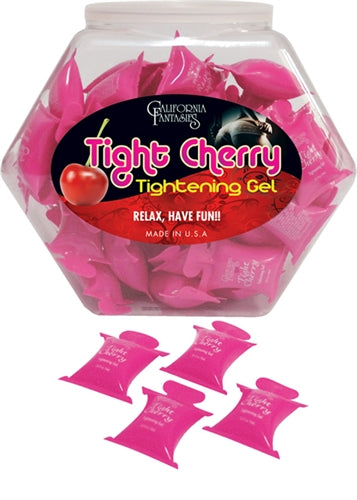 "Tight Cherry - Tightening Gel - 72 Piece Fishbowl - 10ml Pillows CF-TIG-10D"