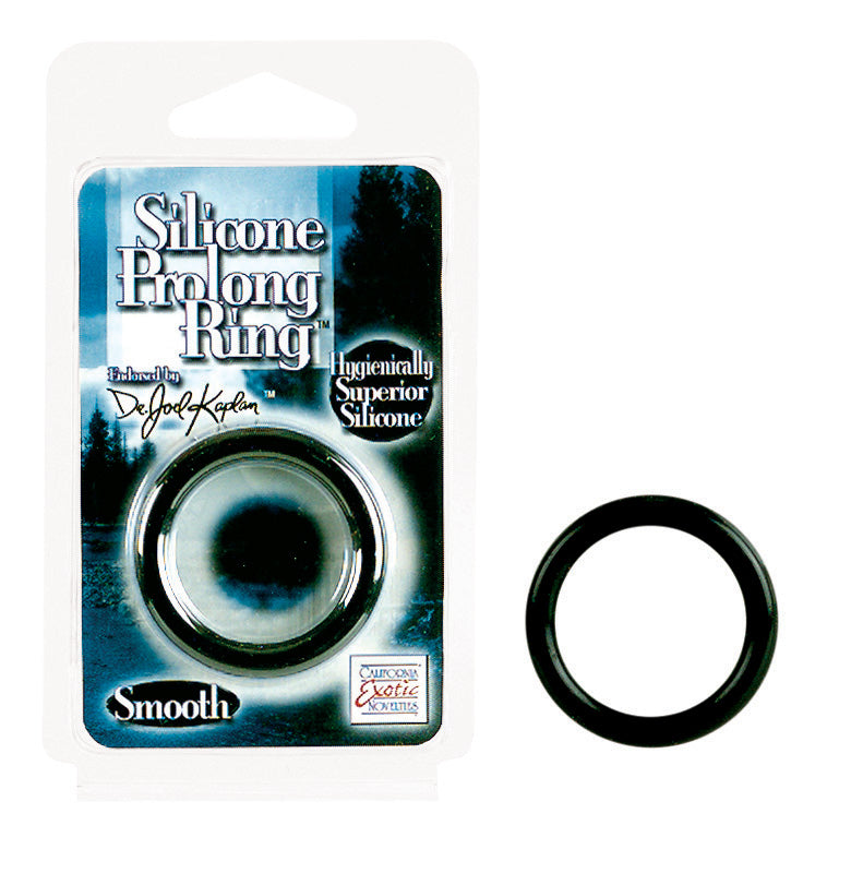 "Dr. Joel's Silicone Prolong Ring Smooth - Black SE5650032"