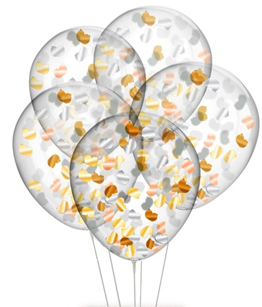 "Glitterati Boobie Confetti Balloons LG-CP1073"