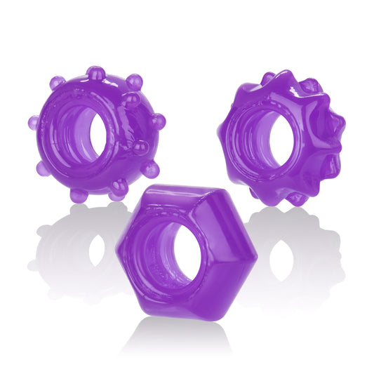 "Reversible Ring Set - Purple SE1433142"