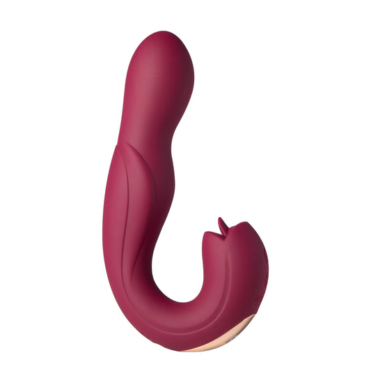 "Joi Pro - Remote Control G-Spot and Clit Stimulator - Maroon H-VS-22-884ORE"