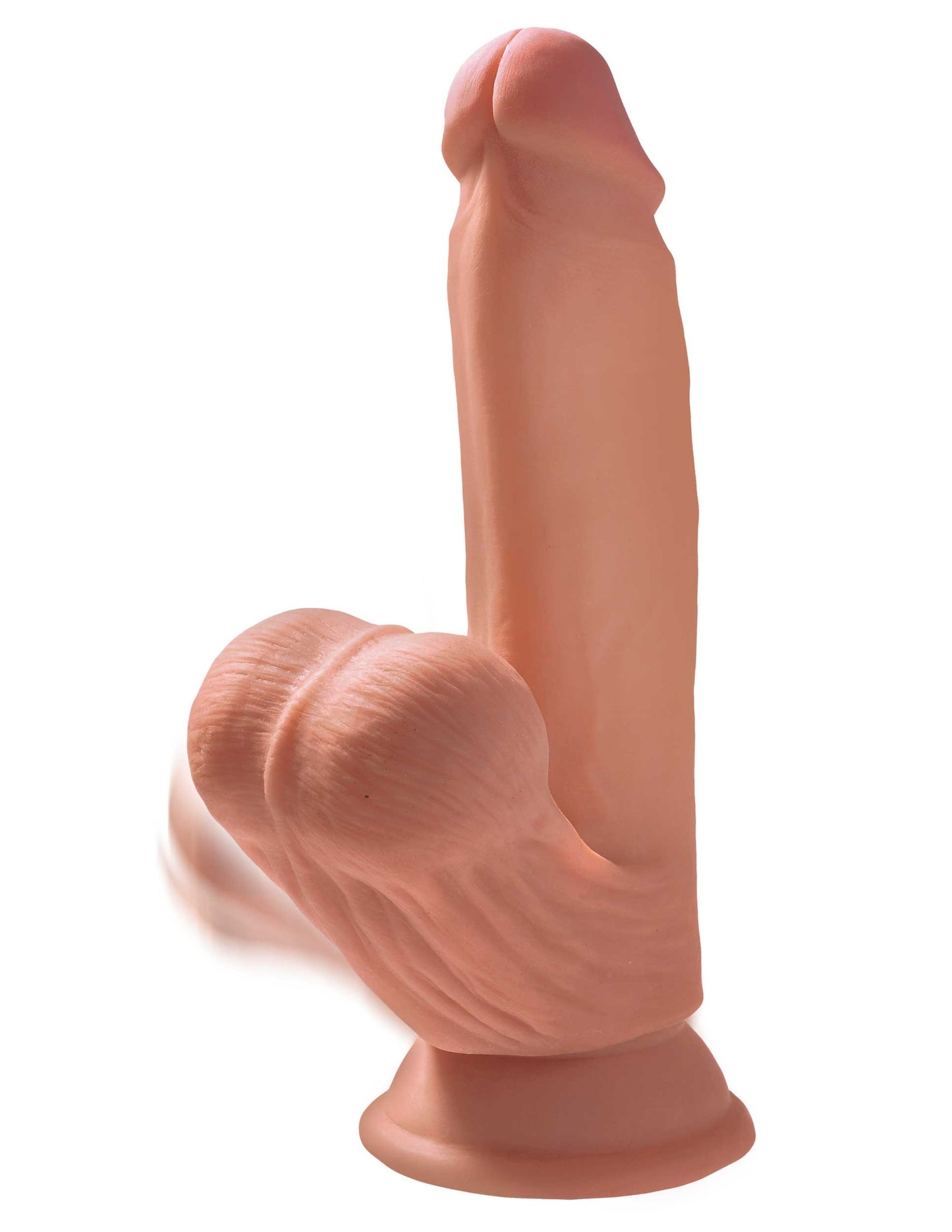 "7 Inch Triple Density Cock With Swinging Balls - Tan PD5730-22"