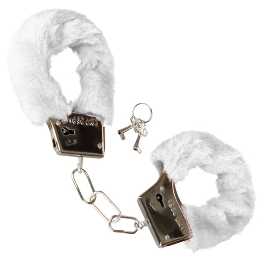 "Playful Furry Cuffs - White SE2651153"