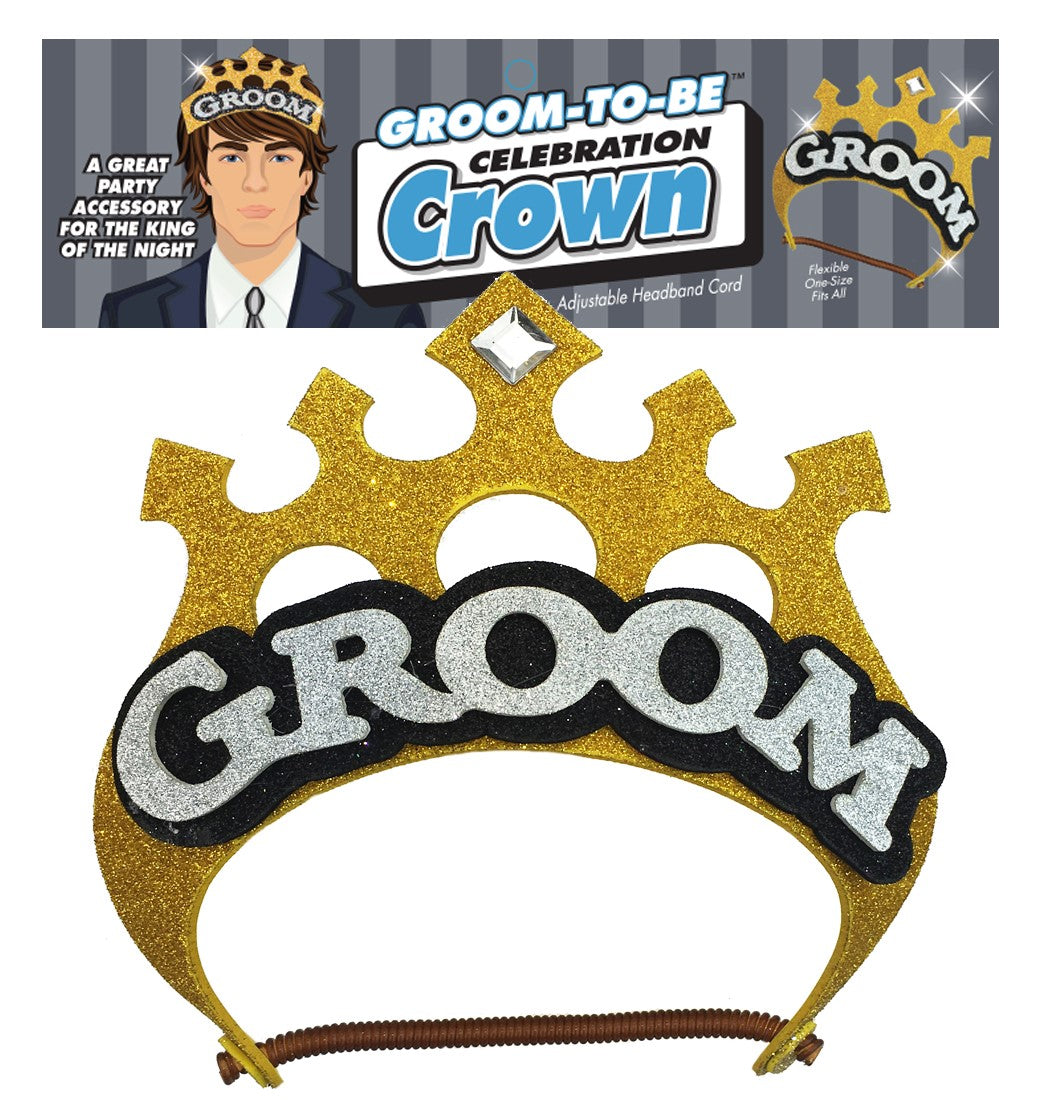 "Groom-to-Be Celebration Crown LG-NVC049"