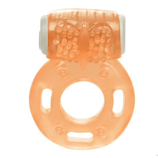 "Foil Pack Vibrating Ring - Orange SE8000351"