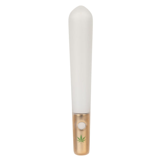 "Naughty Bits Smoke Show Mini Joint Vibe - White SE4410223"