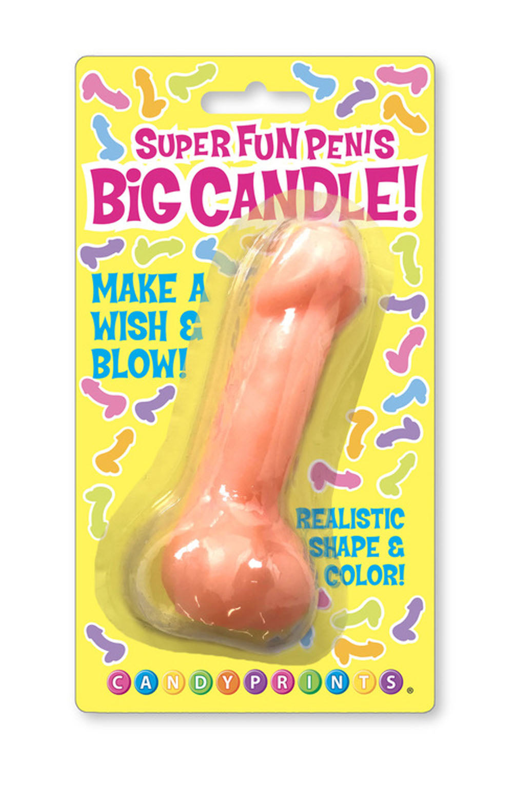 "Super Fun Big Penis Candle - Pink CP-938"