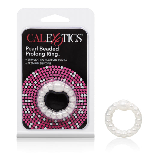 "Pearl Beaded Prolong Rings - White SE1425222"