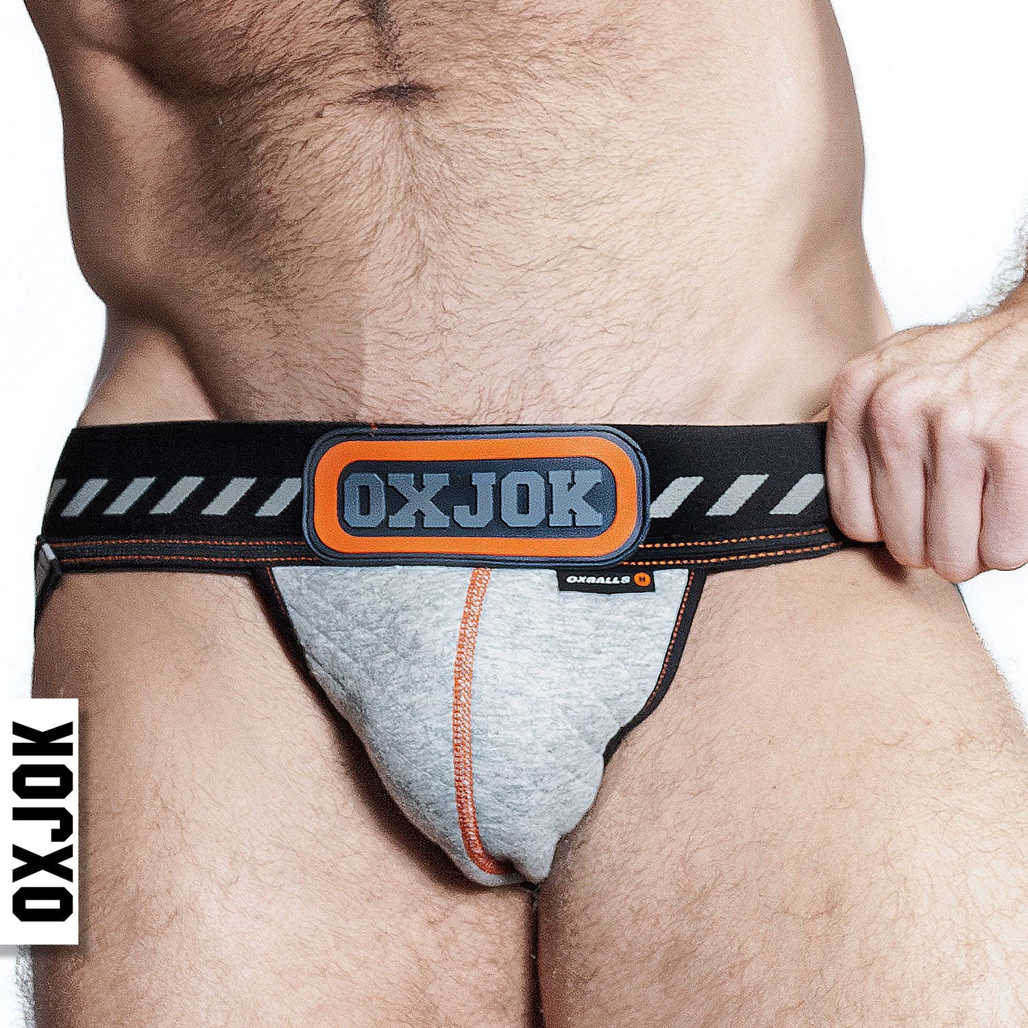 "Packer Industrial Quilted Cargo Strapjock Mist Heather Small OX-JOK-1005-GRY-S"