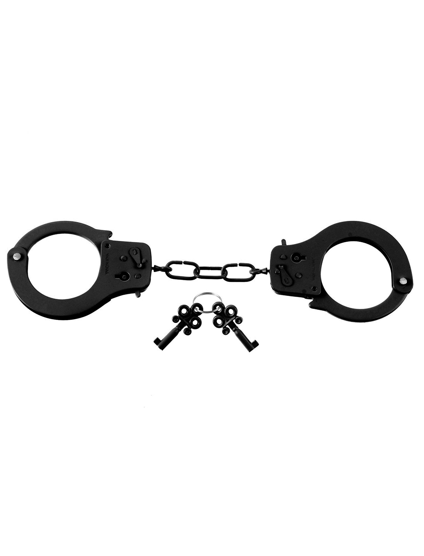 "Fetish Fantasy Series Designer Metal Handcuffs - Black PD3801-23"