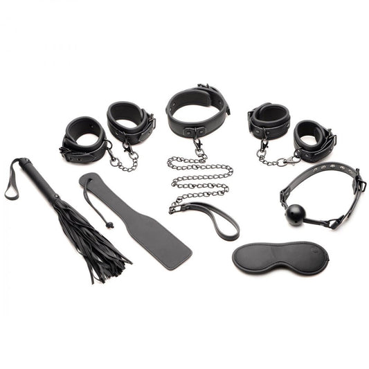 "Master of Kink 10 Piece Deluxe Bondage Set - Black MS-AG958-BLK"