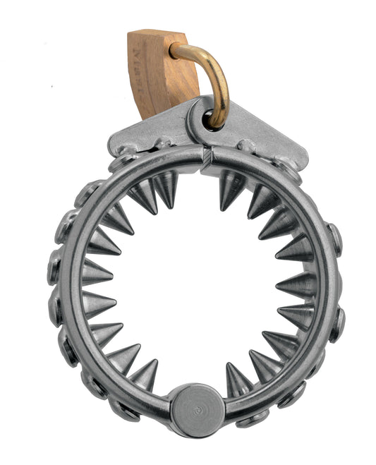 "Impaler Locking Cbt Ring With Spikes MS-AE842"