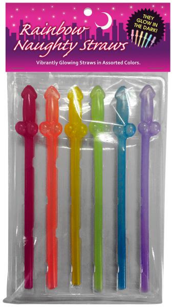 "Rainbow Naughty Straws KG-NVS98"