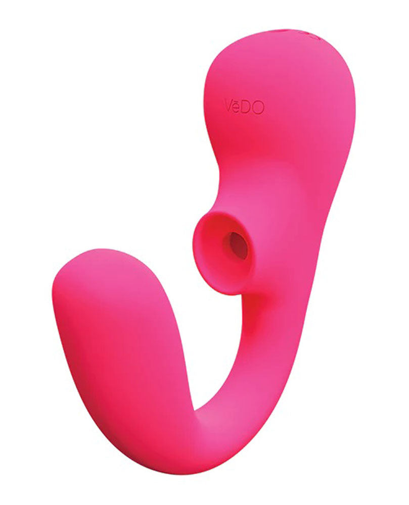 "Suki Plus Rechargeable Dual Sonic Vibe - Foxy Pink VI-F1409"