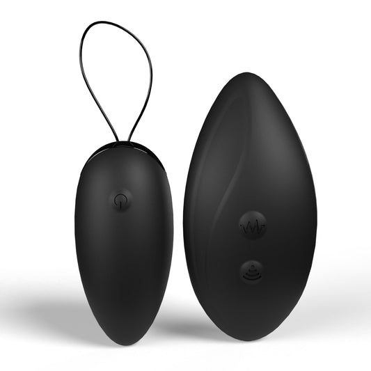 "Premium Dual Vibe Remote and Egg - Black SO-ADV-BL"