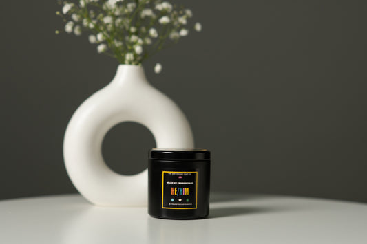 "Gender Fluid Candle - He/him 4 Oz - Pineapple Sage GFL-1913"