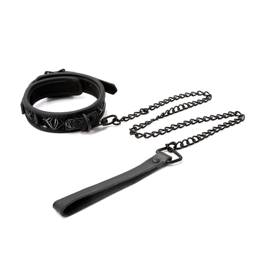 "Sinful - 1 Inch Collar - Black NSN1222-23"