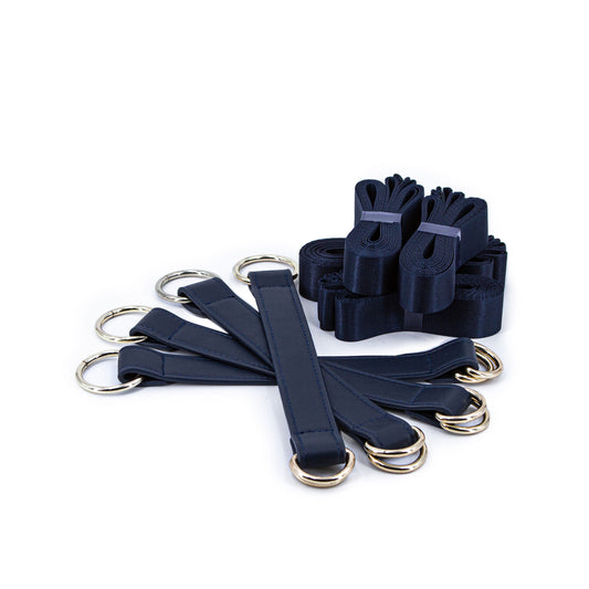 "Bondage Couture - Tie Down Straps - Blue NSN-1307-17"