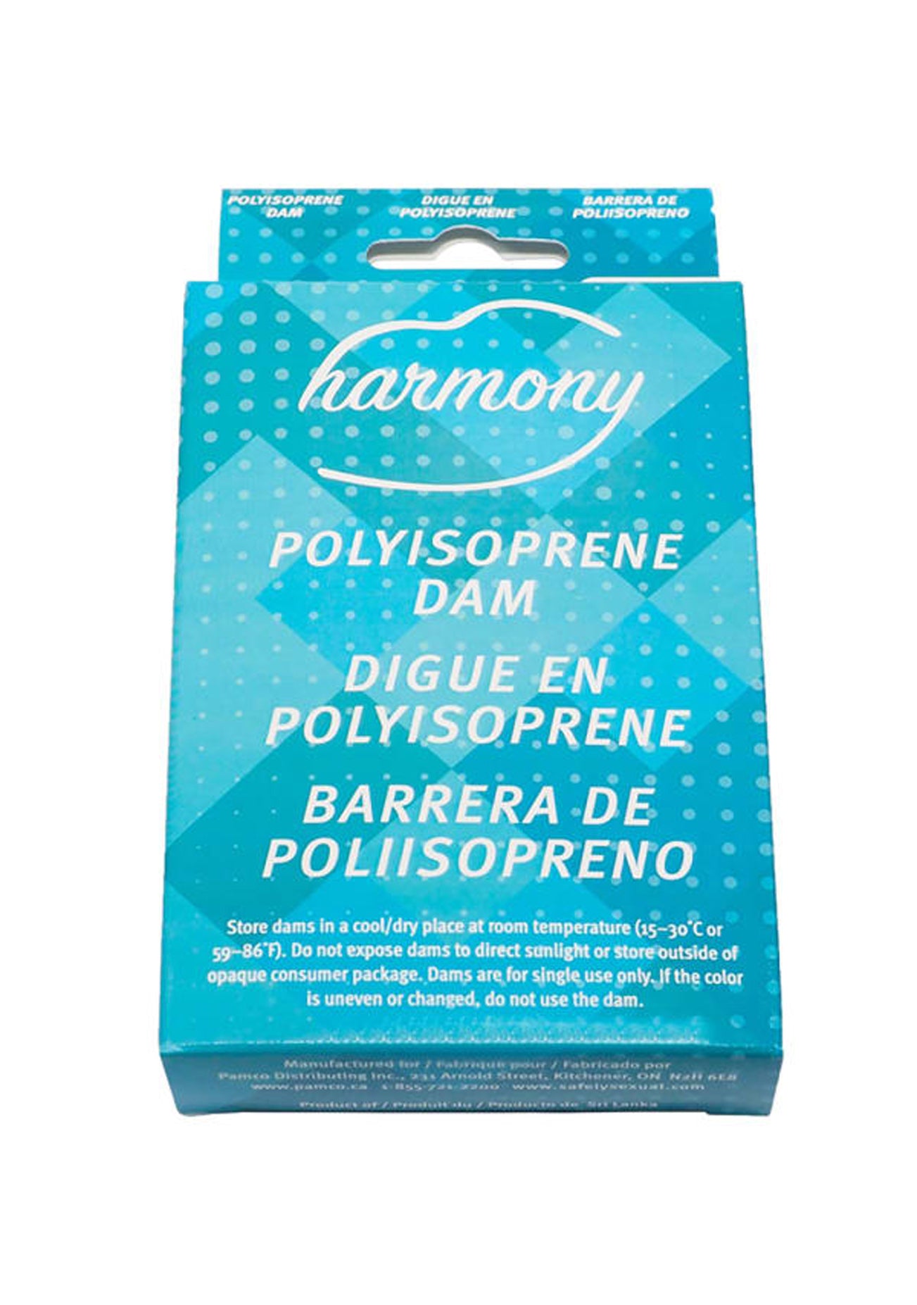 "Harmony Polyisoprene Dam 6 Count PMHA-101R"